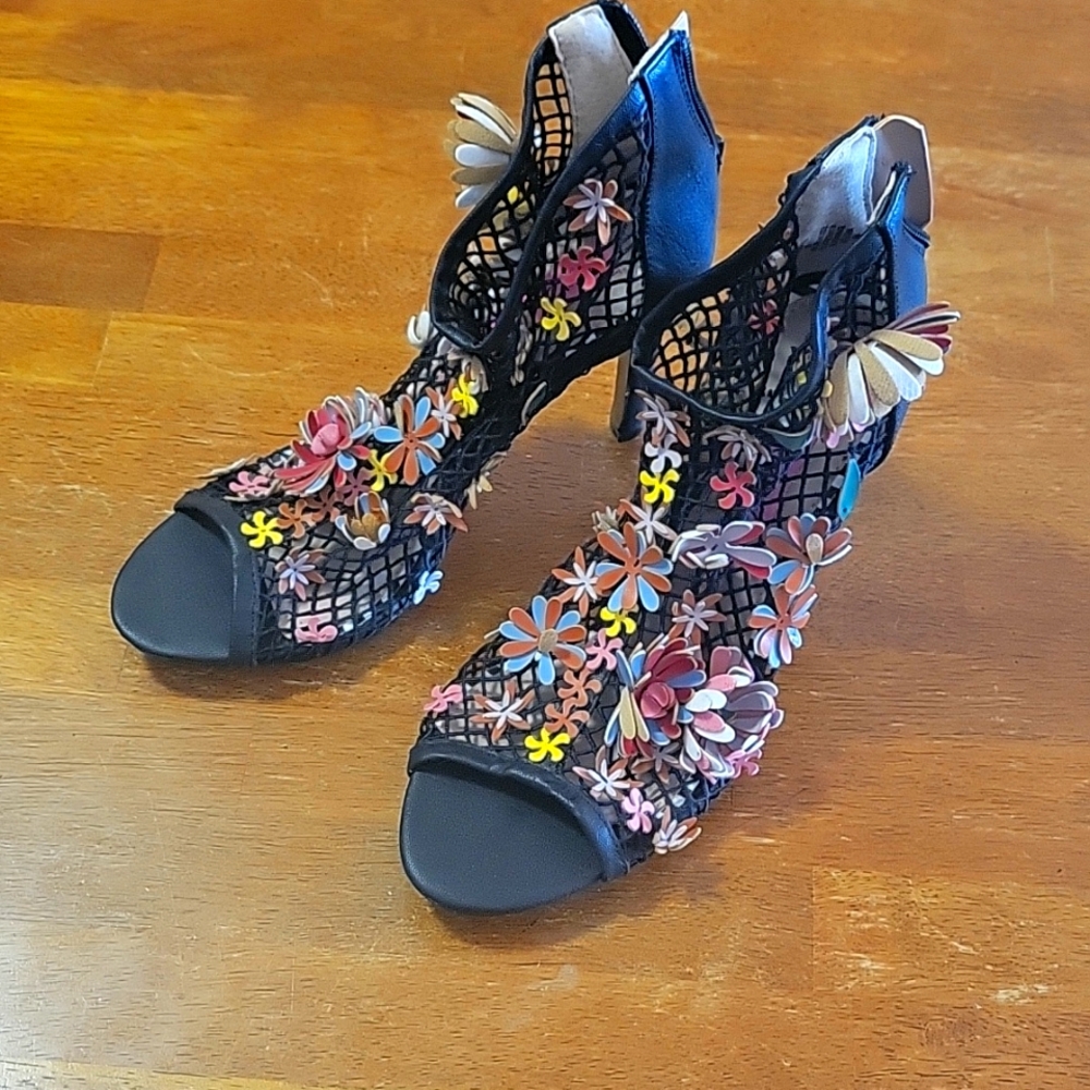 Floral Mesh Women's Shoes